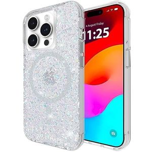 CASE-MATE Hoesje voor iPhone 15 Pro - Twinkle Disco [Valbescherming] [Compatibel met MagSafe] Magnetische beschermhoes met schattige pailletten voor iPhone 15 Pro 6,1 inch, krasbestendig, absorptie