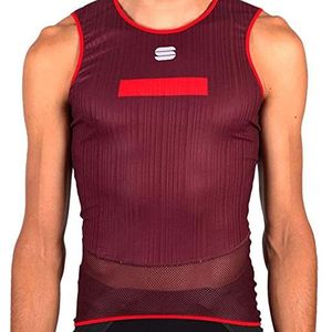Sportful PRO Baselayer S.Less T-Shirt Homme, Wine Red, XL