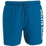 Calvin Klein Heren Intense Power-zwemshort met zijlogo, blauw, M, Blauw