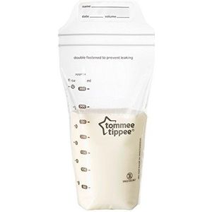 Tommee Tippee Opbergzak, moedermelk, dubbele sluiting, BPA-vrij, 350 ml, 36 stuks