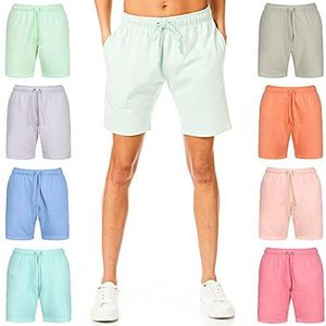Light & Shade pastel & brights dames jogging shorts mist jade L