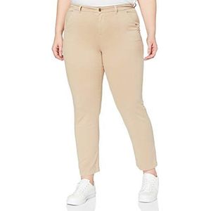 7 For All Mankind Chino Pantalon décontracté, Beige, W27 Femme