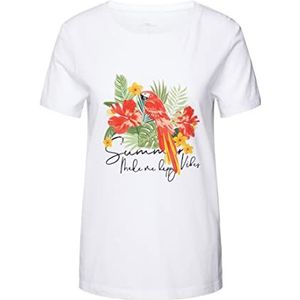 Mavi T-shirt imprimé graphique pour femme, Blanc., M