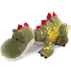 NICI 48817 Dino Fossily Green langwerpig knuffeldier, 45 cm, groen