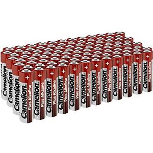 CAMELION Plus 96 stuks AA Mignon LR6 alkaline batterijen, milieuvriendelijke verpakking