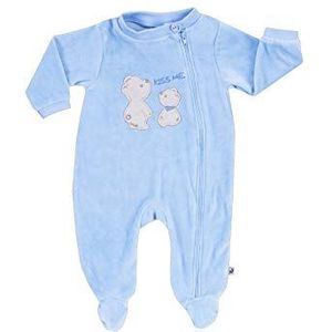 Jacky Nicki-wagenpak Basic Line Newborn Body Unisex Baby Blauw 58, Blauw