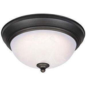 Westinghouse Plafondlamp 28 cm, geolied brons