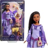 Disney Asha Adventure Set uit het koninkrijk Rosas, beweegbare pop met afneembare kleding, dierenvrienden en accessoires inbegrepen, speelgoed voor kinderen, vanaf 3 jaar, accessoires kunnen variëren