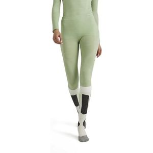 FALKE Wool-Tech Long W TI laine séchage rapide 1 pièce, Couche de base inférieure Femme, Vert (Quiet Green 7378), L