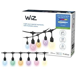 WiZ Tunable White & Color Smart lichtsnoer, dimbaar, 16 miljoen kleuren, intelligente bediening via app en stem via wifi