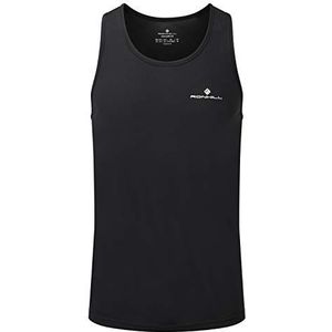 Ronhill Core vest voor heren, zwart/wit glanzend