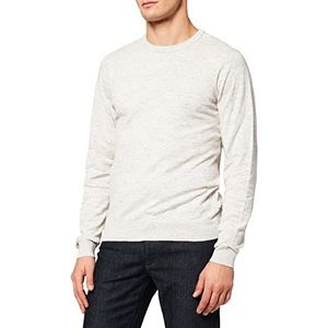 CASUAL FRIDAY Karl Crew Herentrui met nek, gebreid, 50813 lichtgrijs melange