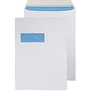 Blake Purely Environmental FSC068 enveloppen met venster en plakband, C4, 324 x 229 mm, wit, 250 stuks
