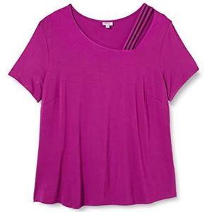 Avenue Chemise à découpe en V pour femme grande taille, cerise, 42/grande taille