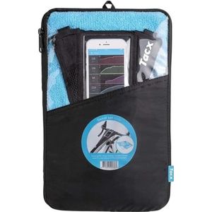 Tacx T2935 Handdoekenset en beschermhoes voor smartphone, blauw, Eén maat