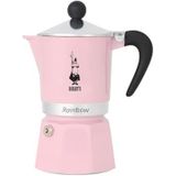 Bialetti Rainbow Koffiezetapparaat, 3 kopjes, roze