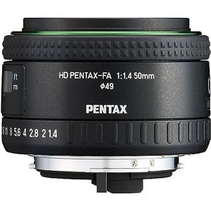 HD PENTAX-FA 50mmF1.4, vaste brandpuntsafstand, standaardlens voor DSLR's met K-mount