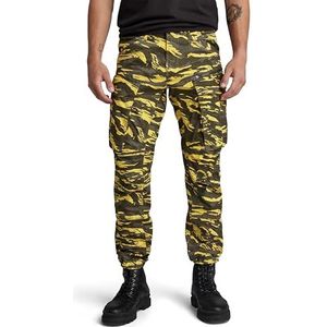 G-STAR Rovic Zip 3D Regular Tapered Pants Herenbroek (1 stuk), Veelkleurig (Dk Lemon Tiger Camo D02190-d553-g394)