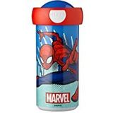 Mepal Spiderman 107420065396 Campus drinkbeker met schroefsluiting, 300 ml, blauw-rood