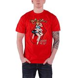 T-Shirt # M Red Unisex # Start Me Up, Rood