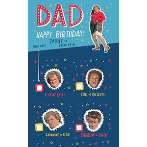 Verjaardagskaart voor papa, verjaardagskaart voor papa, verjaardagskaart voor papa, Mrs Brown's Boys
