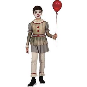 Ciao - Horror Griezelig Clown Kostuum Kinderen 7-10 jaar Verkleedkleding, Veelkleurig, 16074.7-10