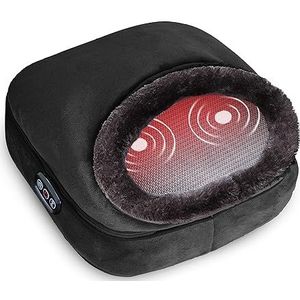 Snailax Masseur de pieds chauffant, masseur de pieds avec vibration, 2 en 1, chauffe-pieds avec 5 modes de massage, cadeaux