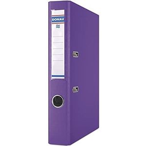DONAU Master 25 stuks smalle mappen, A4-5 cm, 25 stuks, paars, PP-kunststof hoes, karton, kantoormap, ringband, groen