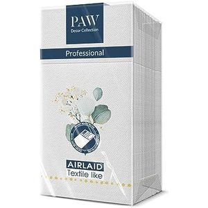 PAW Papieren servet - Airlaid (1/8 zak) I Bladeren, Eucalyptus, Goud I Decoratie voor Verjaardagen, Bruiloften, Doopfeesten I Stofstructuur I Kleur: Gouden Eucaliptus