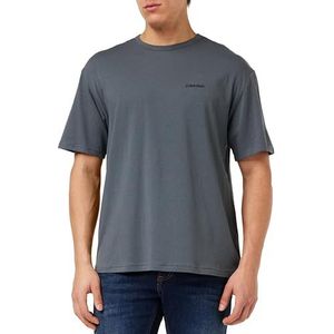 Calvin Klein Ronde hals S/S Crew Nk T-shirts voor heren, IJzeren deur