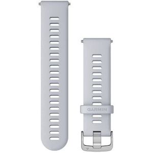 Garmin Unisex – snelwisselarmband van siliconen, wit, steen 22 mm, voor volwassenen