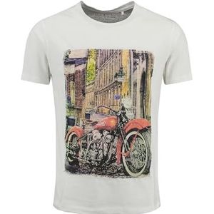 KEYLARGO MT KLRACE Round T-shirt pour homme, Blanc (1000)., M