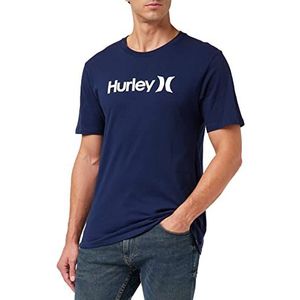 Hurley EVD Wash Core OAO Solid T-shirt voor heren, Obsidiaan