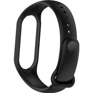 Siliconen armband - Xiaomi Mi Band 7 - Zwart