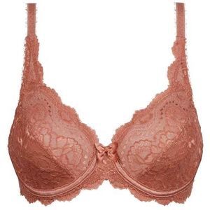 Playtex Flower Elegance X1 damesbeha met beugel van kant, perfecte ondersteuning (1 stuk), Meerkleurig