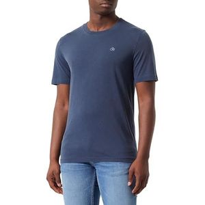 Scotch & Soda T-shirt met merklogo Garment Dye T-shirt voor heren, Ink Blue 2465