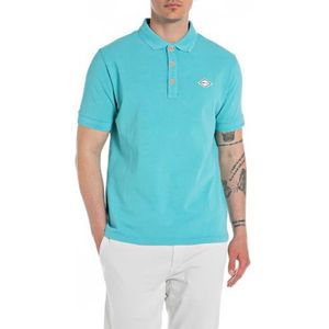 Replay Polo pour homme, Maui Azure 384, XS