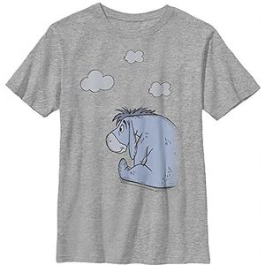 Disney Winnie The Pooh Cloudy Eeyore Boy's Heather Crew Tee, grijs gemêleerd, Athletic XS, Athletic grijs gemêleerd