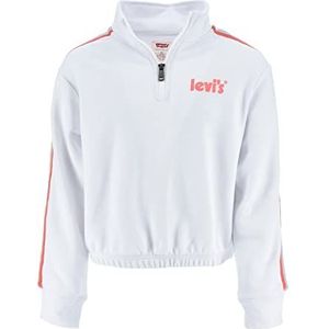 Levi's Kids Lvg Half Zip W/Taping Meisjes 10-16 jaar, Wit.