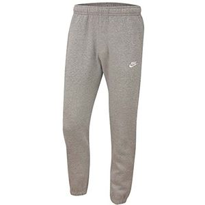 Nike Men's Full Length Pant M Nsw Club Pant Cf Bb, Dk Grey Heather/Matte Silver/White, BV2737-063, XL