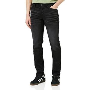 JACK & JONES Jeans Male Comfort Fit Mike Original JOS 697 Indigo Knit, Zwarte jeans