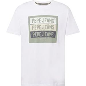 Pepe Jeans Acee T-shirt SS dames 800 wit XXL, 800, wit