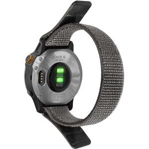 INF Bracelet compatible avec Garmin Fenix 7X/6X/5X/3/D2 Bravo/Descent MK1, bracelet de montre Garmin - Bracelet de rechange en nylon de 26 mm de large