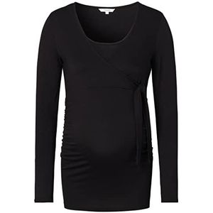 Noppies Odellal dames borstvoedings-T-shirt lange mouwen zwart - P090 XL, zwart - P090