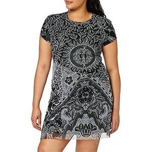 Desigual Jas voor dames, casual jurk, zwart.