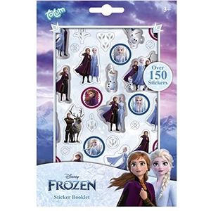 Frozen II 680708 De ijskoningin II stickerboek met meer dan 300 magische stickers Anna & Elsa voor scrapbooking en knutselen