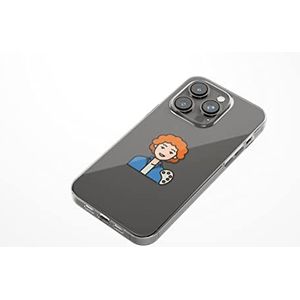 Bonateks, Étui de protection imprimé numériquement compatible avec iPhone 14 Pro, coque de protection anti-chocs, en silicone, flexible, transparent