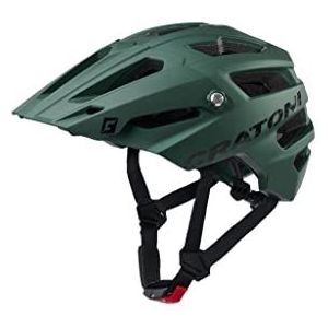 Cratoni Unisex - Alltrack Helmen voor volwassenen groen metallic mat M