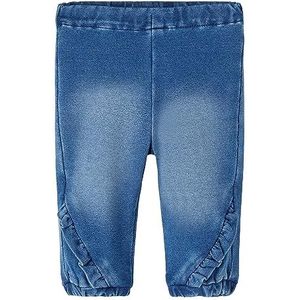 NAME IT NBFBELLA Shaped R SWE Jeans 2404-TR Noos, Medium Denim Blauw, 86 cm voor baby's, blauw, 164, Blauwe mix