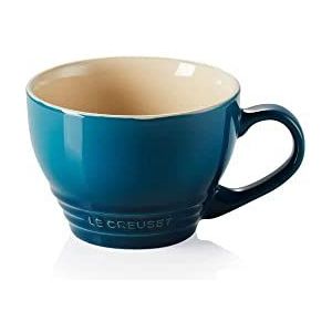 Le Creuset Reuzenmok van aardewerk, 400 ml, Deep Teal, 70304406420002